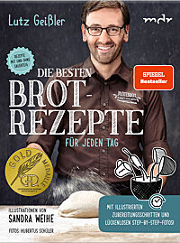 Buchcover von „Die besten Brotrezepte für jeden Tag“