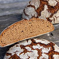Im Anschnitt zeigt sich Wilhelms Roggenbrot saftig und locker.