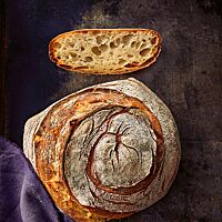 Ein wahrer Hingucker: das zur Schnecke geformte Brot.