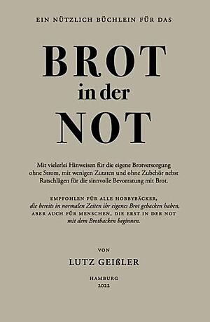 Buchcover von „Brot in der Not“